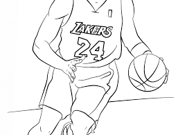 Kobe Bryant Coloring Page Free Printable Coloring Pages Sports Kobe Bryant Coloring Page Nba Players Basketball Pictures Print In 2020 Coloring Pages Drawings Kobe