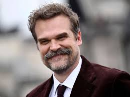 Inside David Harbour's open-plan farmhouse kitchen in NYC