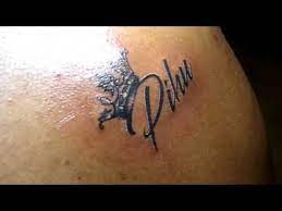 Pihu Name Tattoo Name Tattoo With Crown Name Tattoo On Back Shoulder Youtube Name Tattoo With Crown Name Tattoos On Back Name Tattoo