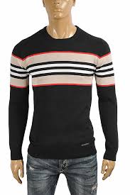 Mens Designer Clothes Burberry Mens Round Neck Sweater 268