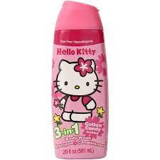Hello Kitty 3 In 1 Bodywash Shampoo Conditioner Cotton Candy Walmart Com Hello Kitty Appliances Hello Kitty Pink Hello Kitty
