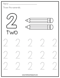 Trace And Color Numbers 1 10 The Teaching Aunt Numbers Preschool Preschool Number Tracing Tracing Worksheets Preschool