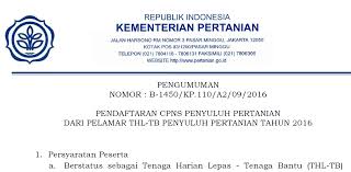 Pengumuman penerimaan cpns di portal kementerian pertanian. Info Cpns 2021 Resmi Dibuka Cpns Kementerian Pertanian Untuk Sma Smk Diii Dan S1 Pendaftaran Online 8 20 September 2016 Hot News Tes Cpns Dilaksanakan Dengan Sistem Computer Assisted Test Cat Siapkah