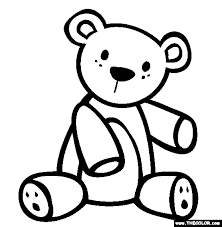 Free bear coloring pages for you to enjoy. The Teddy Bear Coloring Page Free The Teddy Bear Online Coloring