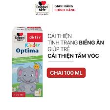 Siro Kinder Optima Doppelherz hỗ trợ trẻ ăn ngon, tăng cường tiêu hóa