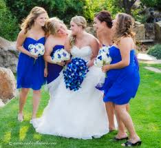 Gorgeous yellow and blue bridal bouquet ideas to rock your world! Wedding Bouquets Vickies Flowers Brighton Colorado Florist
