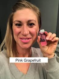 Lip & cheek swatches in various shades