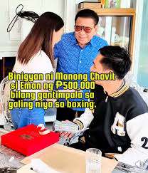Eman Pacquiao binigyan ng 500,000 pesos ni Chavit Singson sa kanilang  pagpunta sa kanyang bahay. Ang bait din talaga ni Chavit Singson.  #EmanPacquiao #ChavitSingson #ShowbizUpdate