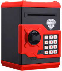 Get red coin bank at target™ today. Black And Red Bylion Electric Digital Atm Money Safe Box Coin Saving Piggy Bank With Password Code Combination Lock For Kids And Adults Pretend Play Toys Games Fcteutonia05 De