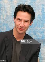 Actor Keanu Reeves speaks at a press junket for the movie "The...