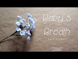 Bunga babys breath adalah bunga yang melambangkan ketulusan, kemurnian, cinta sejati dan abadi. Diy Felt Baby Breath Cara Membuat Bunga Baby Breath Isian Buket Dari Kain Flanel Mudah Tanpa Lem Youtub Felt Flower Tutorial Felt Flowers Flower Tutorial