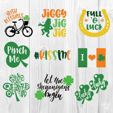 Download St Patricks Day Svg Png Dxf Cut Files Shamrock Clipart
