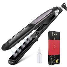 Professional Hair Salon Steam Styler مصفف الشعر الاحترافي بالبخار Hair Straighteners Flat Irons Flat Iron Hair Styles Hair Straightening Iron