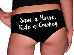 Country Underwear. Western Panties. Cowboy Gift. Cowgirl. - Etsy