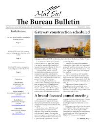 The Bureau Bulletin