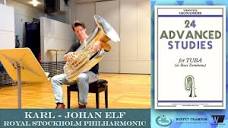 GIONANIDIS: 24 Advanced Studies for tuba | ✥No.5✥ | Karl - Johan ...