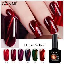 Oja uv semipermanenta,cunoscuta si sub numele de oja permanenta,culori foarte pigmentate si la. Oja Semipermanenta Canni 3d Flame Cat Eyes A26 Lln1505 Canni