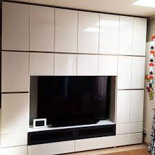 リビング 大容量収納 東京インテリア 壁面収納 モダン などのインテリア実例 2015 10 05 19 56 06 roomclip ルームクリップ 東京インテリア 壁面収納 テレビルーム