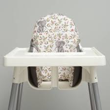 Baby Elephant Nursery Grey Ikea High Chair Cover Ikea Etsy Baby Elephant Nursery Ikea High Chair Highchair Cover