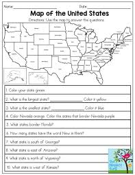 Free Us Map Elementary Worksheet Social Studies Worksheets Third Grade Social Studies 3rd Grade Social Studies