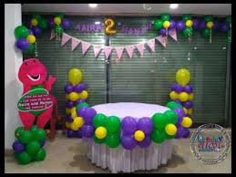 Barney barny and friends party decoraions,barney party supplies, barney and friends theme birthday party decorations for kids adults with happy birthday banner cake topper cupcake toppers balloons. Barney Theme Birthdaywala In