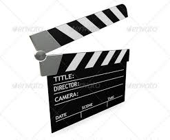 Clapper Board Flyer Design Templates Theme Background Graphic