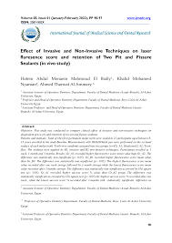 International Journal of Medical Science and Dental Research Effect of  Invasive and Non-Invasive Techniques