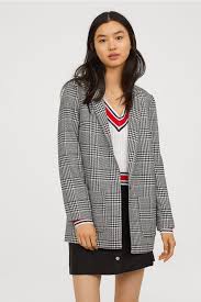 Black And White Blazer Womens Pdp Woven Jacket Women Blazer Online Jackets