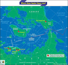 Where Does Santa Claus Live Answers Map History Geography Santa Claus