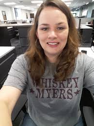 My wife rockin her Whiskey Myers t-shirt in NOLA at the Ruby slipper.