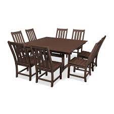 Check spelling or type a new query. Polywood Vineyard 9 Piece Farmhouse Dining Set Overstock 31288941