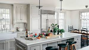an elegant new kitchen in a narrow old