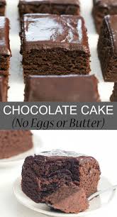 Eggless Chocolate Cake No Eggs Or Butter Recipe Chocolate Cake Recipe Easy Cupcake Cakes Fun Desserts