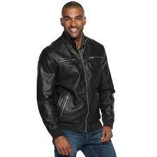 Men S Xray Slim Fit Faux Leather Moto Jacket Leather Moto Jacket Faux Leather Moto Jacket Winter Outfits Men