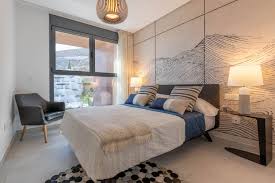 Bedroom decor ideas, room ideas. Small Development With Elegant Contemporary Apartments In La Quinta