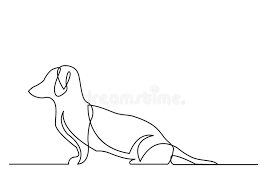 Nummertjes verbinden hond tekening : Ononderbroken Lijntekening Van Leuke Hond Vector Illustratie Illustration Of Verdun Getrokken 87835118