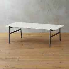 Cb2 peekaboo acrylic coffee table buy on cb2. Slab White Marble Coffee Table Reviews Cb2 Canada