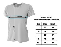 bradley womens casual fit short sleeve rash guard swim shirt with uv protection