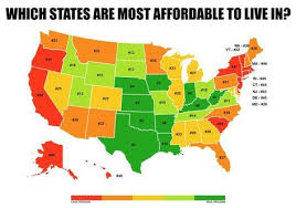 These Are The Most Affordable States In America States In America Map Cheapest Places To Live