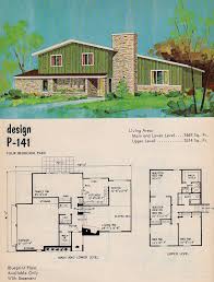 National Plan Service Design P 141 With Images Mid Century Modern House Plans Modern Floor Plans Vintage House Plans
