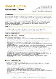 Quality Engineer Resume Samples | Qwikresume