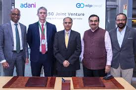 Explore more on adani group. Adaniconnex A New Data Center Joint Venture Formed Between Adani Enterprises And Edgeconnex To Empower Digital India