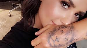 Maybe you would like to learn more about one of these? Demi Lovato Got A Huge Lion Tattoo On Her Hand Glamour