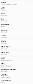 Virgin Mobile 4g Apn Settings For Android South Africa 4g 5g Apn Settings