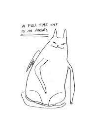Black And White Cat Drawing Simple White Cat Cat Drawing Cat Illustration Graphite Pencil Drawing Cat Art Birthday Original Cat Drawing Sim Drawings Simple Line Drawings Cats Illustration