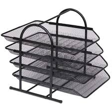This biggerstaff wire mesh magnetic storage basket makes it perfect for holding whiteboard accessories such as markers and erasers. Black Metal Mesh Desk Organizer Desktop Letter Sorter Mail Tray A4 File Office Home Bookends Book Buy At A Low Prices On Joom E Commerce Platform