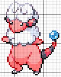Aujourd'hui, je vous partage des modèles pour réaliser des pixels art pixel art pokemon flamiaou litten. Flaaffy Pokemon Pixel Art Pattern Pixel Art Pattern Pokemon Pixel Art