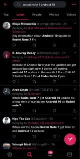 Aug 12, 2021 · xiaomi has started rolling out the miui 11 based on android 10 stable update for xiaomi redmi note 7/7s, note 7 pro, and xiaomi mi 9 se. Updated Xiaomi Redmi Note 7 Android 11 Android R Makes A Show At Geekbench While Users Await Android 10 Update Piunikaweb