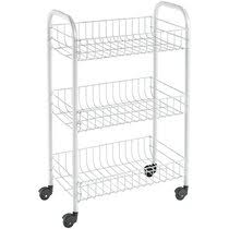 It has a sleek modern design and stainless steel countertop that is easy to clean. Stainless Steel Kitchen Islands Trolleys You Ll Love Wayfair Co Uk