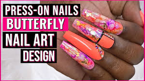 Press On Nails Tutorial Alcohol Ink Marble Butterfly Nail Art Design Coffin Shape Nails Youtube Popular coffin nail design of good quality and at affordable prices you can buy on aliexpress.